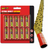 2 x 10 Fly Insect Catcher Killer Trap Strip Pest Bug Wasp Window Office Home