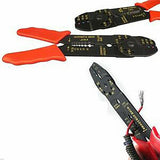 Wire Cable Stripper Cutter Pliers Crimping Tool Adjustable Electrician Tool UK