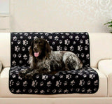 Pet Dog Cat Soft Fleece Blanket Kitten Puppy Bed Mat Base Home Car Cute Paw UK