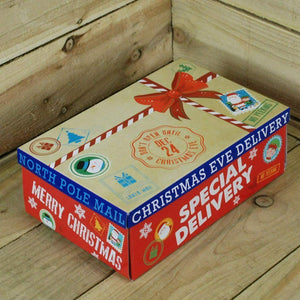 Gift Box Christmas Xmas Eve Santa Mail Post Present Hamper Party Kids Adults