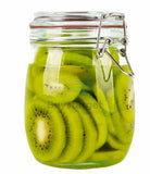 Set of 2 Round Clip Top Glass Jars Glass Preserve Pots Jams Storage Airtight