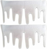 Snow Icicle Fringe Garland Glitter Christmas Xmas Decoration Display Winter