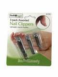 3x Toe Finger Nail Clippers Cutters Trimmer Nipper Manicure Pedicure Set Tools