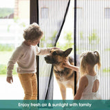 Mesh Insect Repellent Door Screen Magnetic Insect Fly Mosquito Bug Curtain UK