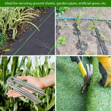 10x Heavy Duty Weed Mat Pins Galvanised Ground Pegs Staples Landscaping Garden