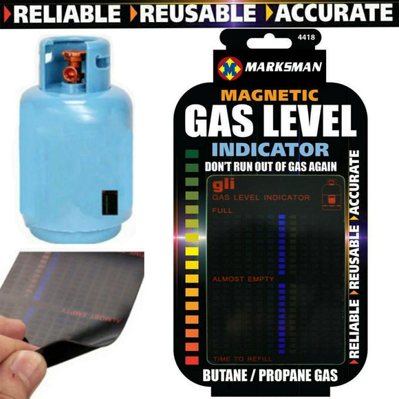 Gas Bottle Level Indicator Magnetic Butane/Propane Caravan Camping BBQ Heating