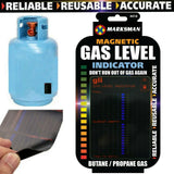 Gas Bottle Level Indicator Magnetic Butane/Propane Caravan Camping BBQ Heating
