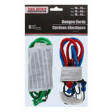 6 X Bungee Cords Set Tie Car Luggage Elasticated Hook Bike Straps Rope Load UK