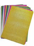 A4 Glitter Card 10Sheets Art Craft Design 260gsm Premium Quality Non Shed UK - Buystarget