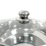 3 TIER STAINLESS STEEL 22CM STEAMER POT PAN COOKER SET GLASS LID