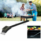 Heavy Duty Barbecue BBQ Wire Cleaning Brush & Scraper Grill Oven Cleaner Tool - Buystarget
