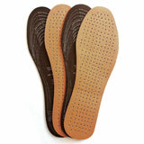 2 Pairs Leather Shoe Insoles Soft Synthetic Unisex Anti Odour Fresh Inner Sole