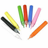 Water Resistant Fabric Paints Pens Permanent T-Shirt Clothes Designs 8 Colours