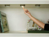 4x Ultra Bright LED Push Night Light Under Cupboard Cabinet Stairs Shelf Stick