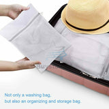 Laundry Washing Mesh Net Zipped Wash Bag Lingerie Bra Underwear Clothes Socks