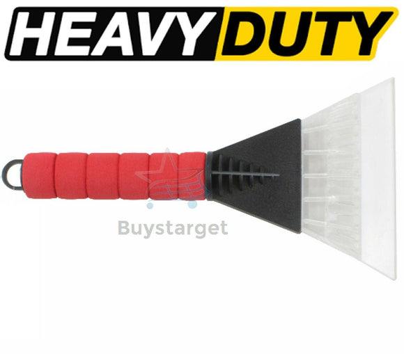 2x Large Soft Grip Handle Ice Scraper Car Windscreen Windshield Snow Frost Heavy