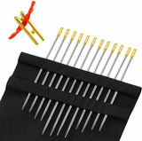 48 Pcs Self Threading Needle Set Assorted Needles Home Sewing Kit All Purpose - Buystarget