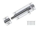 Heavy Duty Chrome Door Bolt Straight Tower Bathroom Gate Latch Lock Slide UK