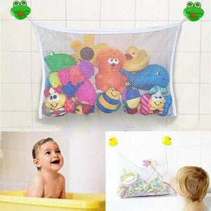 Large Kids Baby Bath Toy Tidy Organiser Mesh Net Storage Bag Holder Bathroom - Buystarget